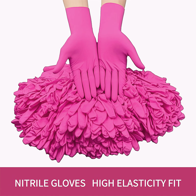Guanti monouso in nitrile rosa - Latex Disposable Glove recensione e prezzo