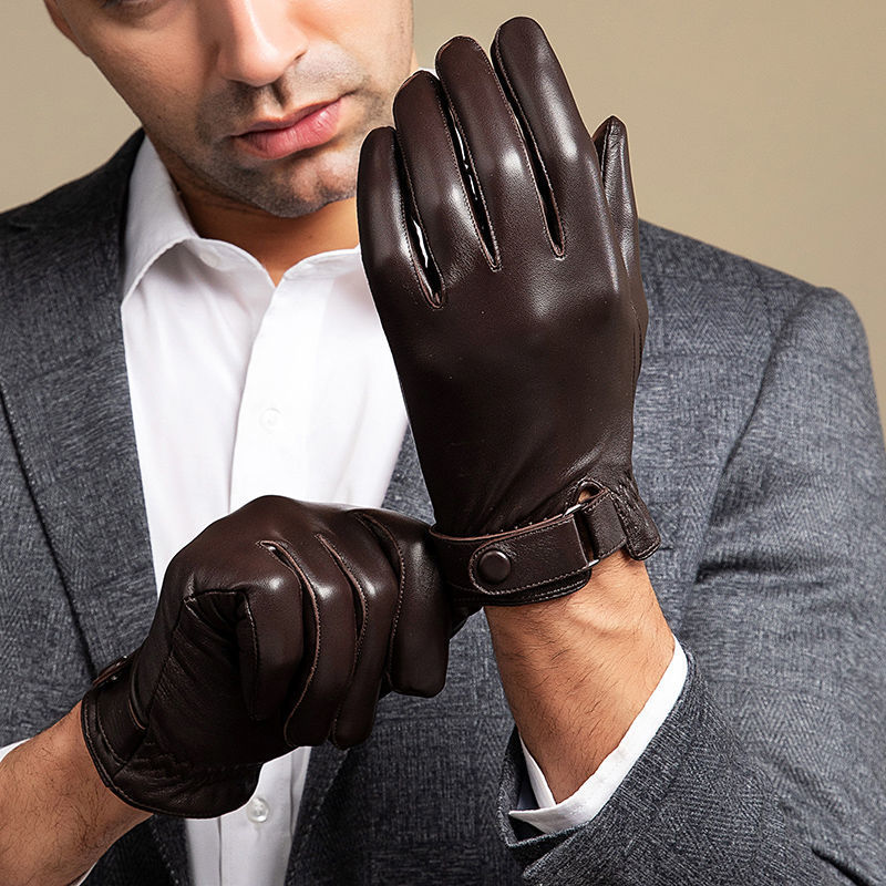 2024 Guanti da uomo in pelle d - Leather Driving Glove recensione e prezzo