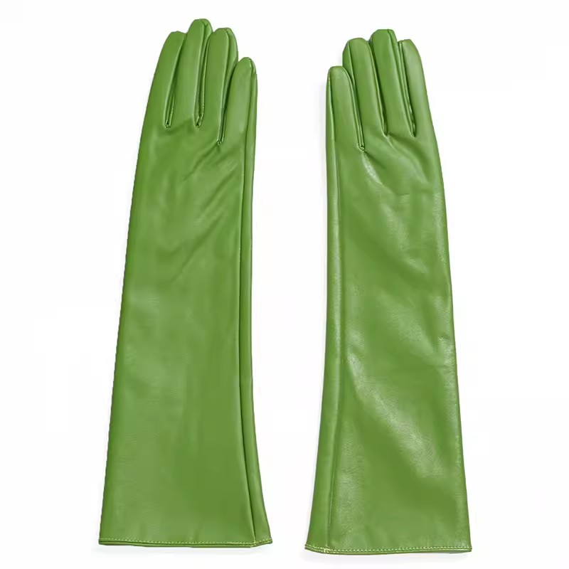 Guanto verde lungo in pelle PU - Leather Driving Glove recensione e prezzo