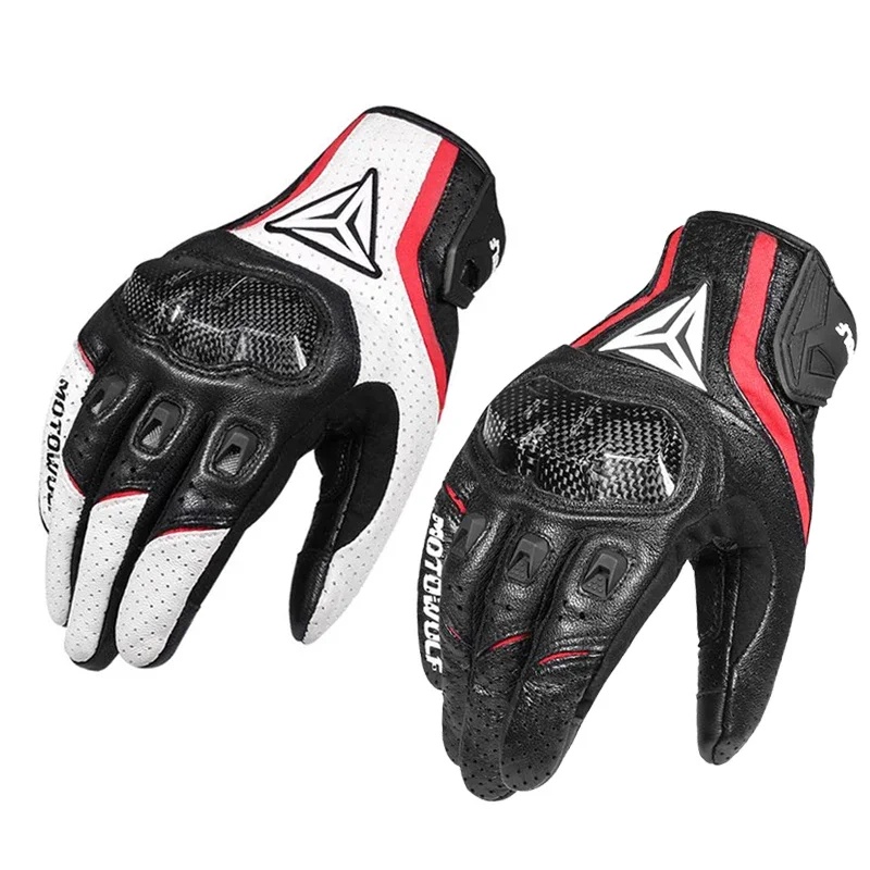 Guanti da moto in vera pelle,  - Motorcycle Glove Knuckle recensione e prezzo